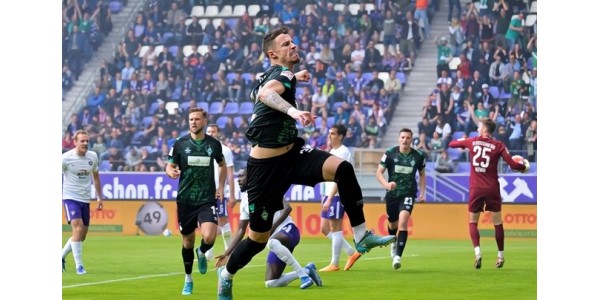 Le Werder Brême bat le FC Erzgebirge Aue 3-0 à l'extérieur